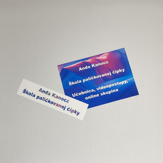 Rozraďovač a polep na šanón k Smart učebnici (Škola paličkovanej čipky)