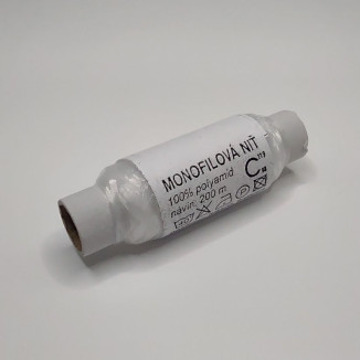 Monofilová niť / silon - farba: biela