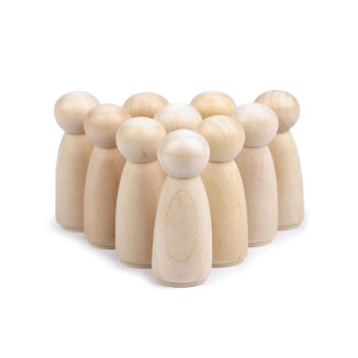 Drevená figúrka na dotvorenie 22x53 mm