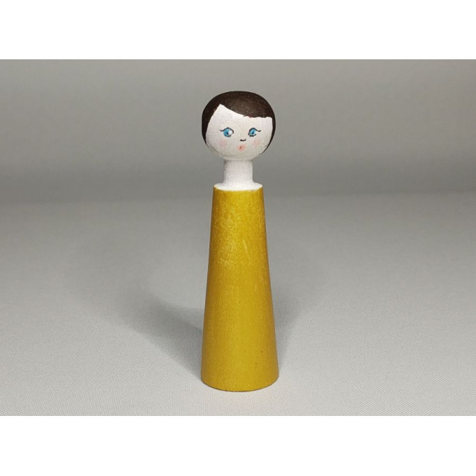 Wooden body - Doll (hand painted)
