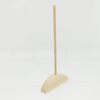 Drevený stojan, polkruhová podstava Drevený stojan, polkruhová podstava