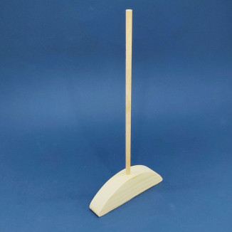 Drevený stojan, polkruhová podstava Drevený stojan, polkruhová podstava