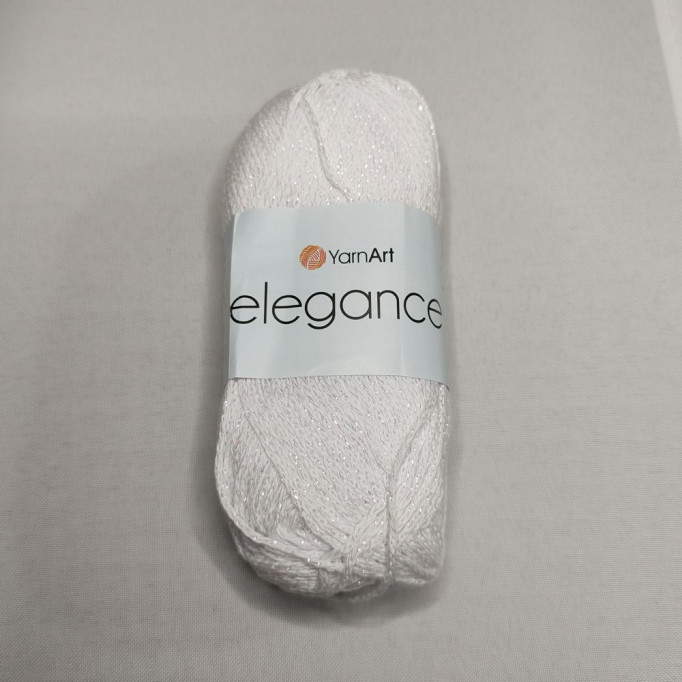 Knitting yarn - ELEGANCE - color: white