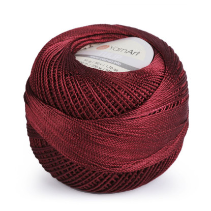 Priadza (hodvábny kordonet) - TULIP - farba: bordová Priadza (hodvábny kordonet) - TULIP - farba: bordová