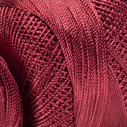 Priadza (hodvábny kordonet) - TULIP - farba: bordová Priadza (hodvábny kordonet) - TULIP - farba: bordová