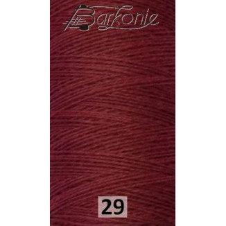 Ľanová niť ( 50/2 ) / farba: vínovo-červená (29)