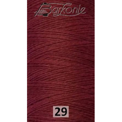 Ľanová niť ( 50/2 ) / farba: vínovo-červená (29)