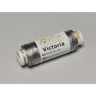 Metallic thread Victoria - color silver