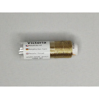 Metallic thread Victoria - color  light gold (02)