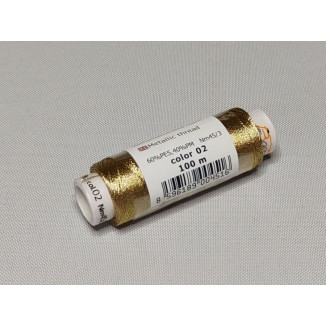 Metallic thread Victoria - color  light gold (02)