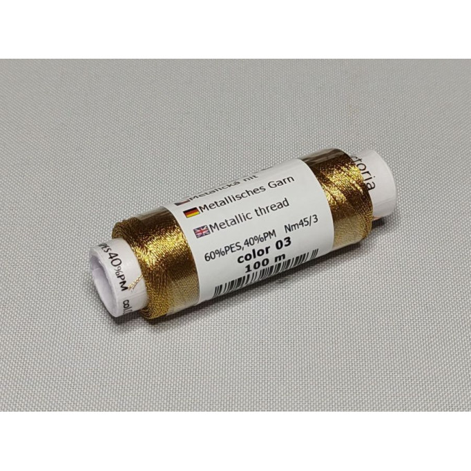 Metallic thread Victoria - color 03