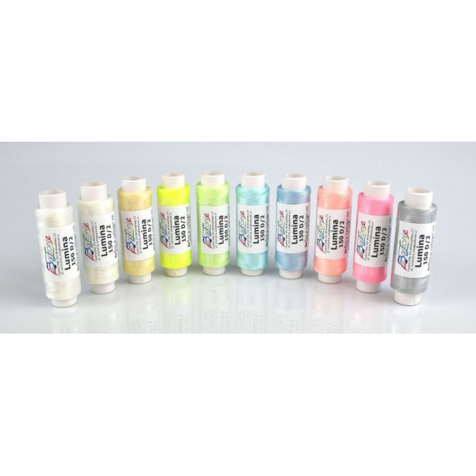 Fluorescent thread LUMINA - Color: aqua blue (06)