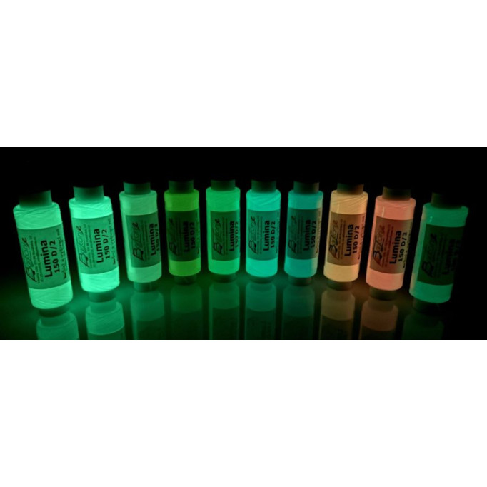 Fluorescent thread LUMINA - Color: aqua blue (06)