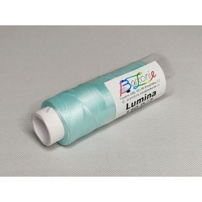 Fluorescenčná niť LUMINA - Farba: aqua (06) Fluorescenčná niť LUMINA - Farba: aqua (06)