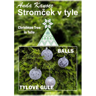 Stromček v tyle - Tylové gule